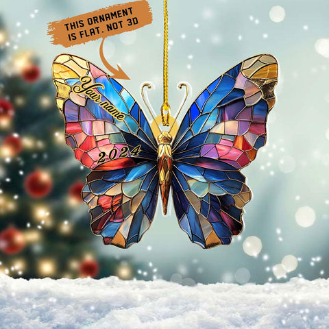 Mostefy Personalized Butterfly Ornament 2024, Butterfly Christmas Ornament Butterfly Ornament Christmas, Balloon Ornaments 2024, Balloon Ornaments Christmas, Hot Air Balloon Ornament (Butterfly 2)