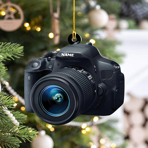 Royal Fight Personalized Camera Ornament Camera Xmas Ornament Gift 2023 Photography Christmas Ornaments ift for New Photographer Ornament Camera Gifts Camera Lover Gifts (Camera 4)