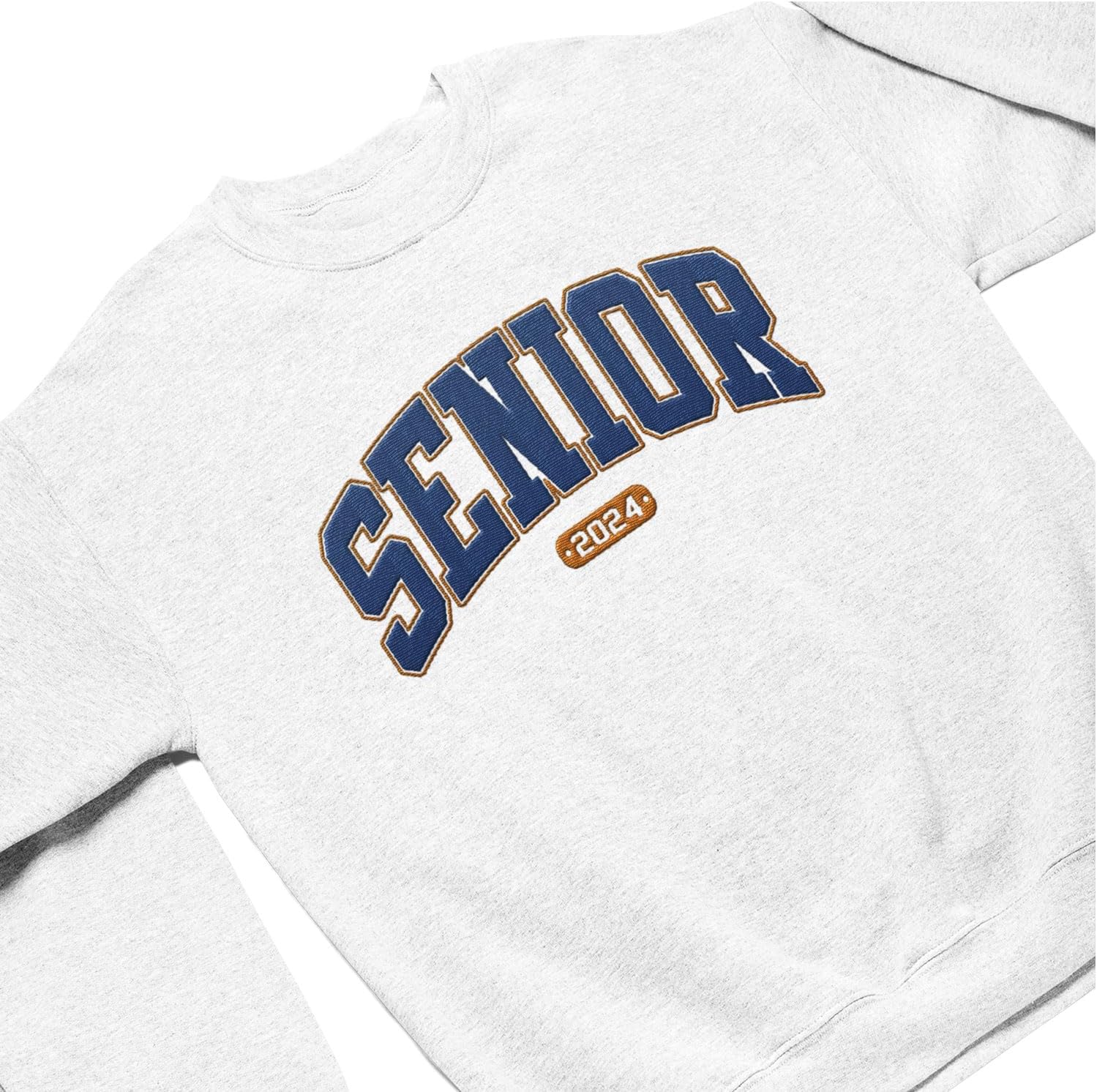 MAPrints Personalized Senior 2024 Embroidered Sweatshirt, Graduation 2024 Class Of 2024 Senior Class Of 2024 Graduation Shirt