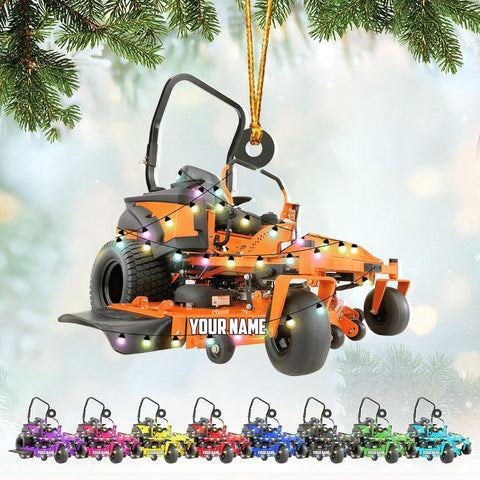 Personalized Lawnmower Ornaments 2024, Landscaper Christmas Ornament Lawnmower Ornament, Lawnmower Christmas Ornament Lawn Mower Ornaments Lawn Mower Riding Ornament Tree Hanging Xmas Gift (LM11)