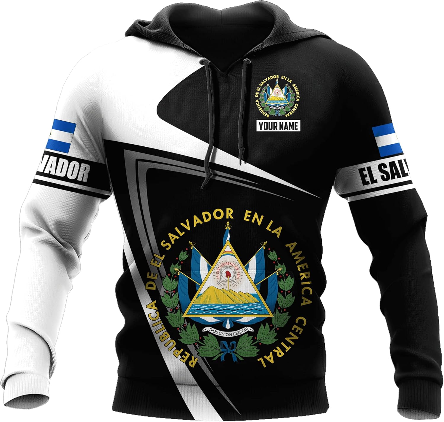 Personalized El Salvador Shirt Custom Camiseta de El Salvador Flag Shirt Men, Women Salvadorans Pride El Salvadoreña Tshirt
