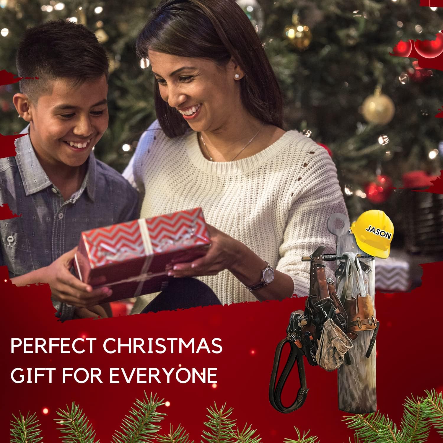 Personalized Lineman Ornaments Lineman Gifts Linemen Ornaments Linemen Gifts Custom Name Lineman Christmas Ornaments Custom Lineman Tool Set Flat Christmas Ornament, Lineman Lover Fan (1, LM2)