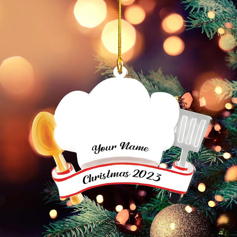 Personalized Baking Mixer Ornament, Baker Ornament for Christmas 2023, Baking Ornaments for Christmas Tree, Chef Christmas Ornament Tree Hanging Ornament Pine Decorations (Baker 12)
