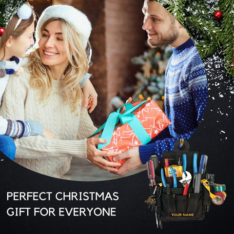 Artparel Personalized Electrician Ornament, Electrician Tool Bag Outfit Christmas Ornament, Electrician Gift Christmas Ornament, Gifts for Electrician Lovers, Electrician Outfit Christmas Ornament