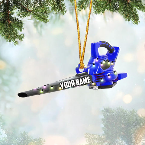 Personalized Leaf Blower Ornament 2024 Leaf Blower Christmas Ornament, Leaf Blowers Ornament Christmas, 2024 Leaf Blowers Ornament for Christmas Tree Decor Hanging Leaf Blowers Gift Xmas (LB3)