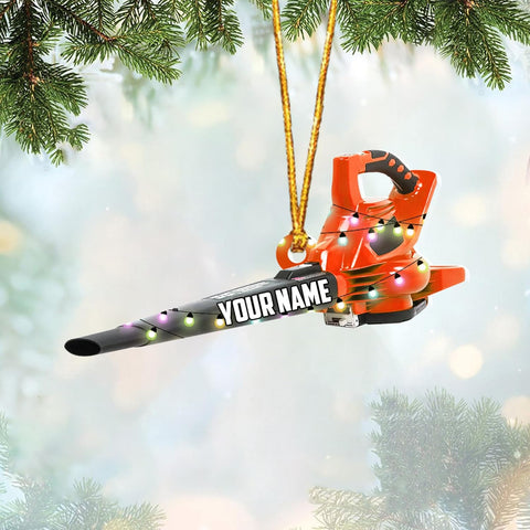 Personalized Leaf Blower Ornament 2024 Leaf Blower Christmas Ornament, Leaf Blowers Ornament Christmas, 2024 Leaf Blowers Ornament for Christmas Tree Decor Hanging Leaf Blowers Gift Xmas (LB3)