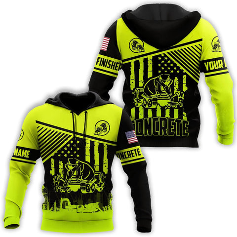 Personalized Concrete Finisher 3D Print Hoodies Unisex Pullover Hoodie Gift For Men, Women, Full Size S-5XL For Men Women