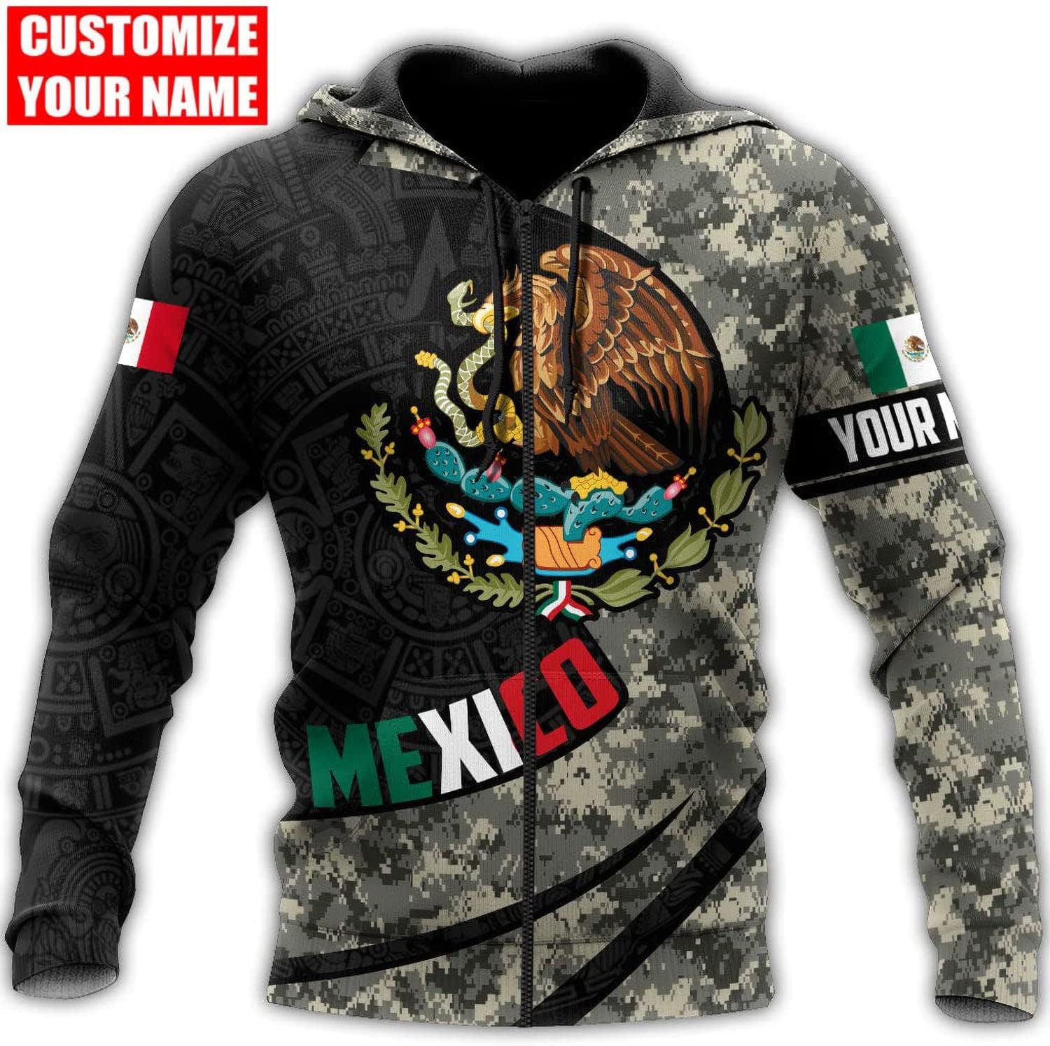 Paniprints Personalized Name Mexican Shirts for Men, Customized Mexico Shirts for Men, Mexico Shirts for Women Mexico Shirt