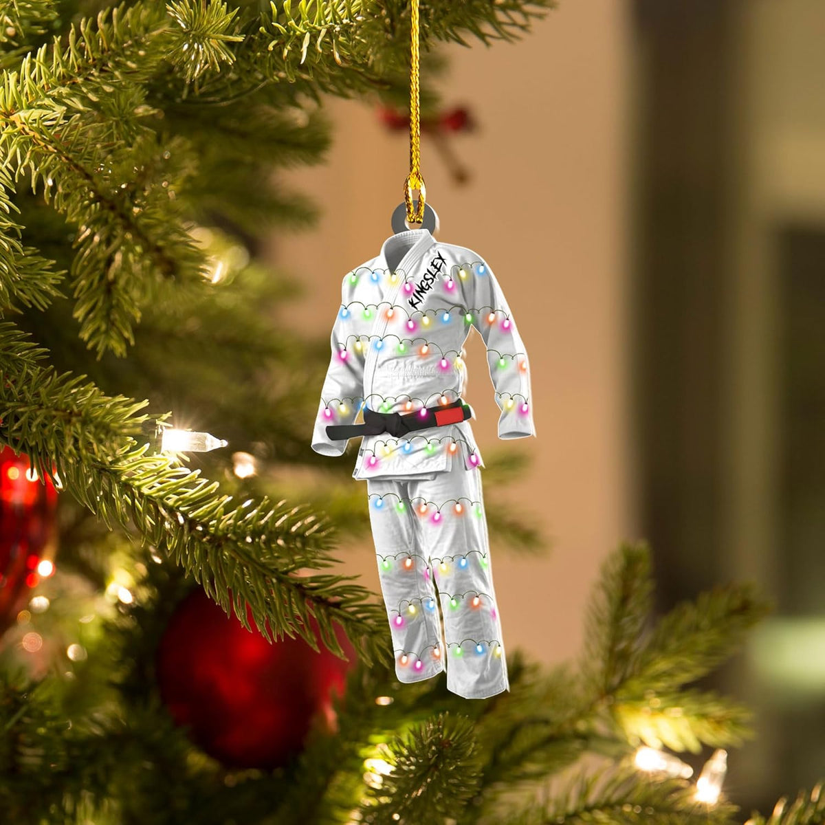 Personalized Jiu Jitsu Ornament 2024 Brazilian Jiu Jitsu Ornaments Gift for Jiu Jitsu Lover, Jiu Jitsu Christmas Ornament for Sensei Jiu-Jitsu Ornaments Jiu Jitsu Christmas Ornaments Xmas (JJ N1)