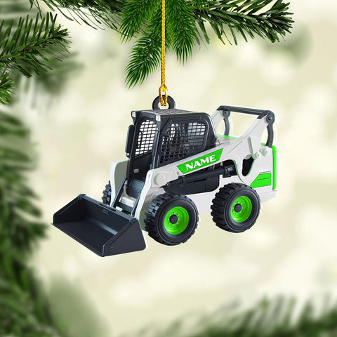 Artparel Skid Steer Loader Ornament Track Skid Steer Ornament Track Loader Ornaments for Christmas Tree Skid Steer Machine Ornaments 2024 Tractor Loader Xmas Ornament Gifts (SSL8)