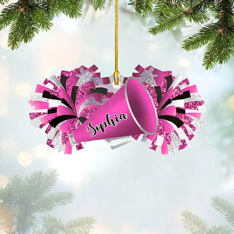 Pretyprints Personalized Cheerleader Ornaments Cheerleader Cheerleading Lovers Ornaments Cheerleading Ornament Gift for Cheerleader Christmas 2024 Cheer Cheerleader Ornaments Xmas (Style 6)