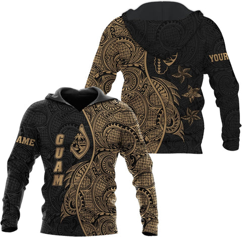 Vybonz Personalized Guam Hoodie - Guahan Pride Zip Hoodie for Men & Women