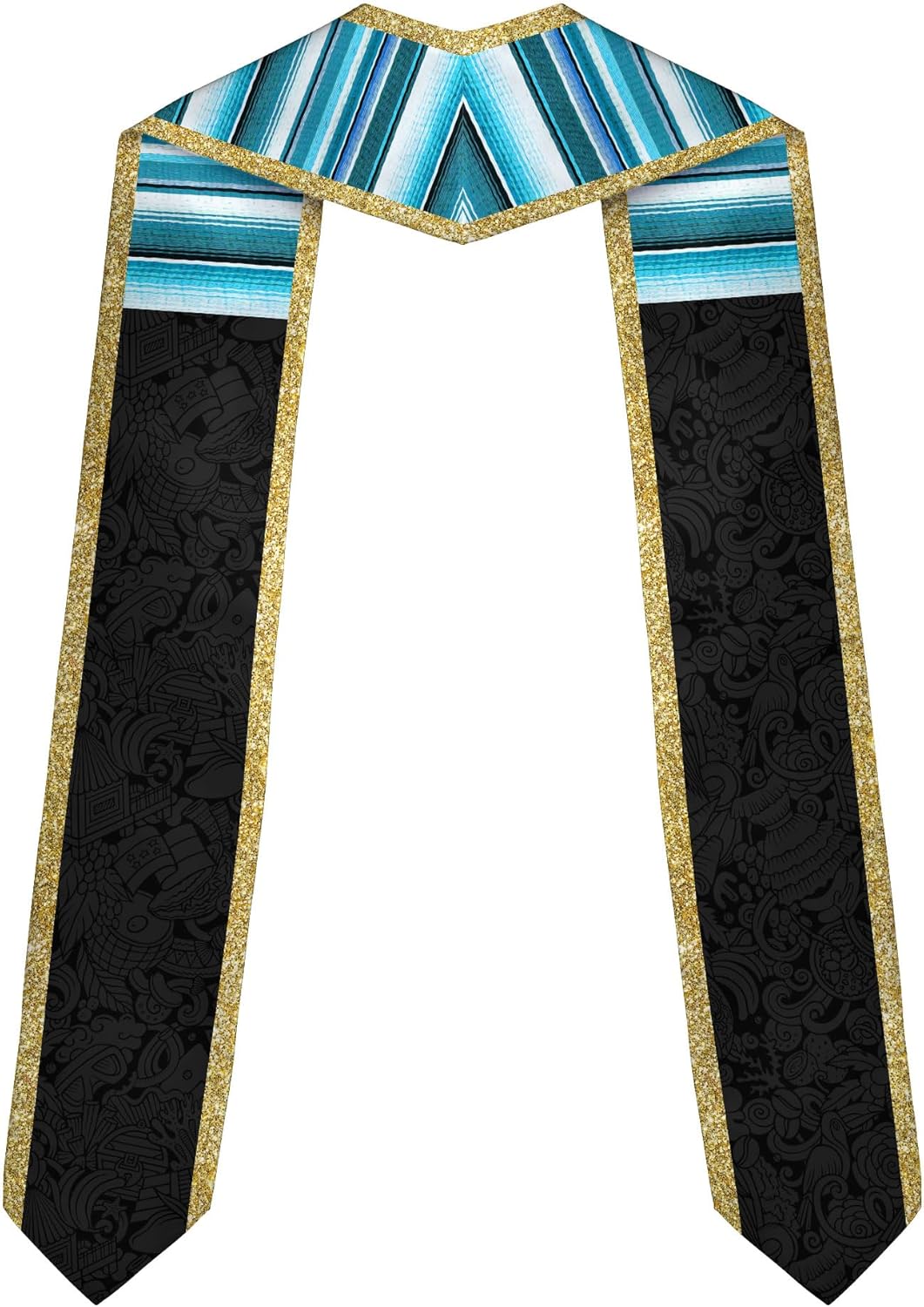 Pretyprints Honduran Graduation Sash, Custom Honduran American Flag Graduation Sash 2025, Honduras Graduation Stole