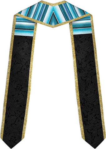 Pretyprints Honduran Graduation Sash, Custom Honduran American Flag Graduation Sash 2025, Honduras Graduation Stole