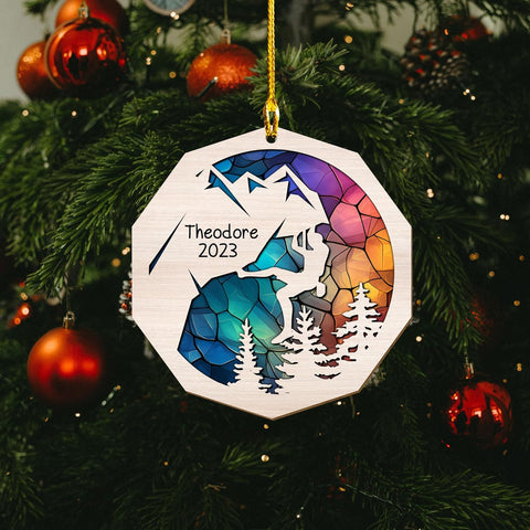 Tinoshop Personalized Rock Climber Christmas Ornament, Rock Climbing Christmas Ornaments, Rock Climbing Ornament Gifts for Rock Climber, Rock Climbing Gifts for Men Women, Gifts for Climbers (ON320)
