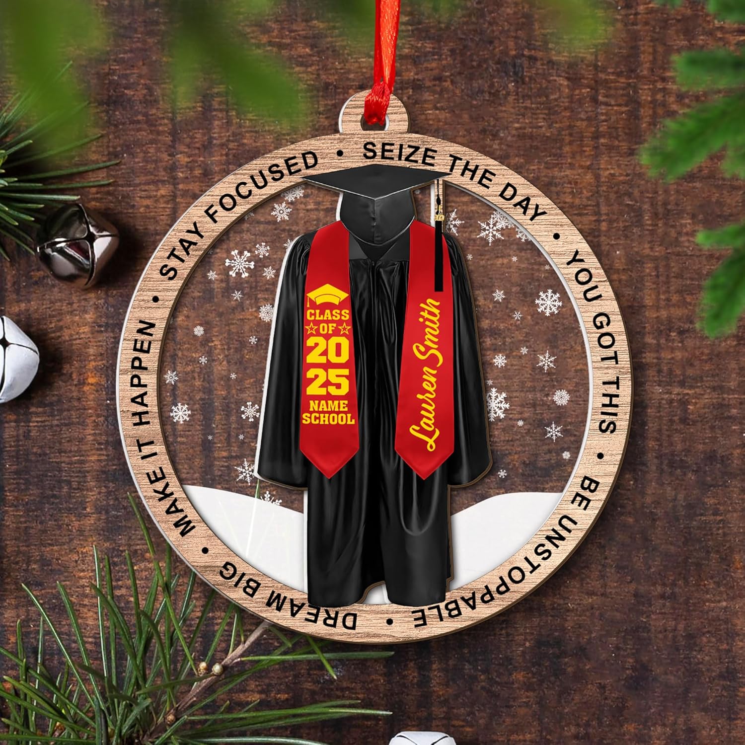 Personalized Graduation Ornaments Class of 2024 Graduation Gown Ornament Gifts Graduation Ornaments Class of 2025 College Graduation Ornaments Class of 2024 Graduate Ornament Tree Hanging Decor (G10)