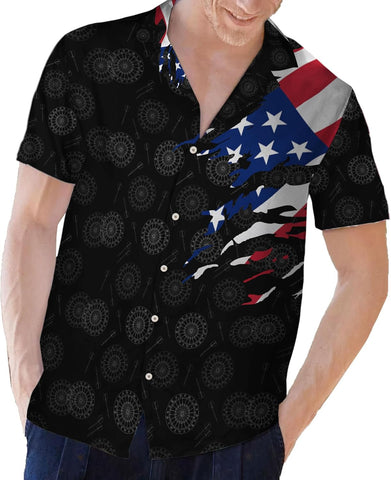 Generic Personalized Dart Hawai Shirt - Men's Unisex-Adults Hawaiian Dart Team League Hawaiian Shirt - Short Sleeve Button Down - Multi, Large