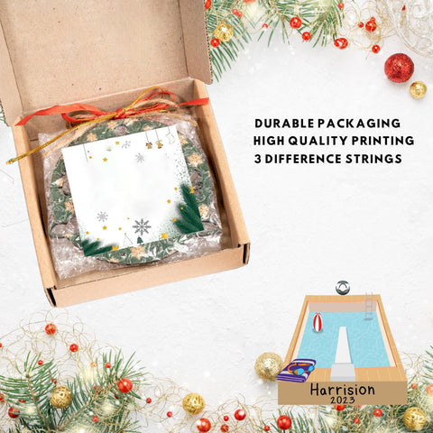 Suseaz Swimming Swimmer Ornament, Personalized Swimming Xmas Ornament Gifts for Men Women Swimmer, Custom Name Swimming Player Ornament, Swimmer Lover Ornament (Style 4)