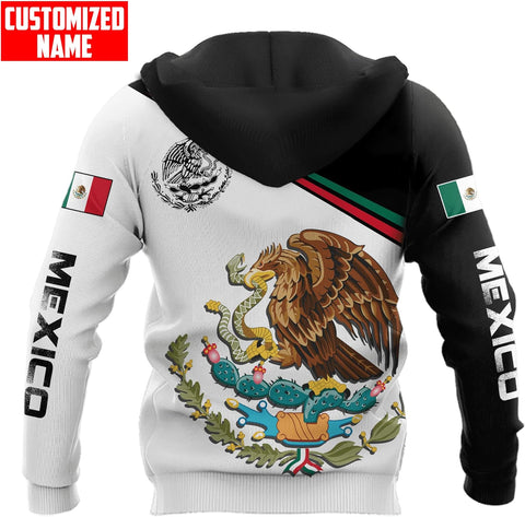 Personalized name mexico hoodie, custom name mexico hoodies for men Unisex Hoodie, T Shirt, Zip Up Hoodie, Sweatshirt For Men AD1023 Multicolor