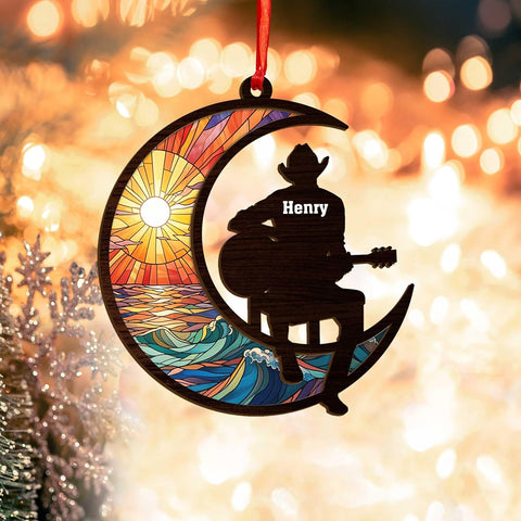 Personalized Guitar Ornament, Electric Guitar Ornament, Guitar Christmas Ornaments 2024, Acoustic Guitar Christmas Ornament, Guitar Christmas Ornaments Guitarist Gift Musical Instruments Xmas (G18)