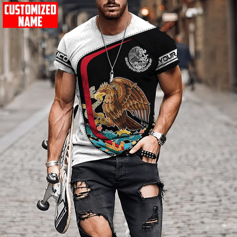Personalized Name Mexican Hoodie 3D, Customized Mexico Hoodies for Men & Women