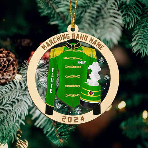 AOVL Custom Marching Band Ornament Music Ornament Marching Band Teacher Gifts Music Marching Band Gifts Band Director Gifts Music Ornament Marching Band Teacher Gifts Music (MB13)