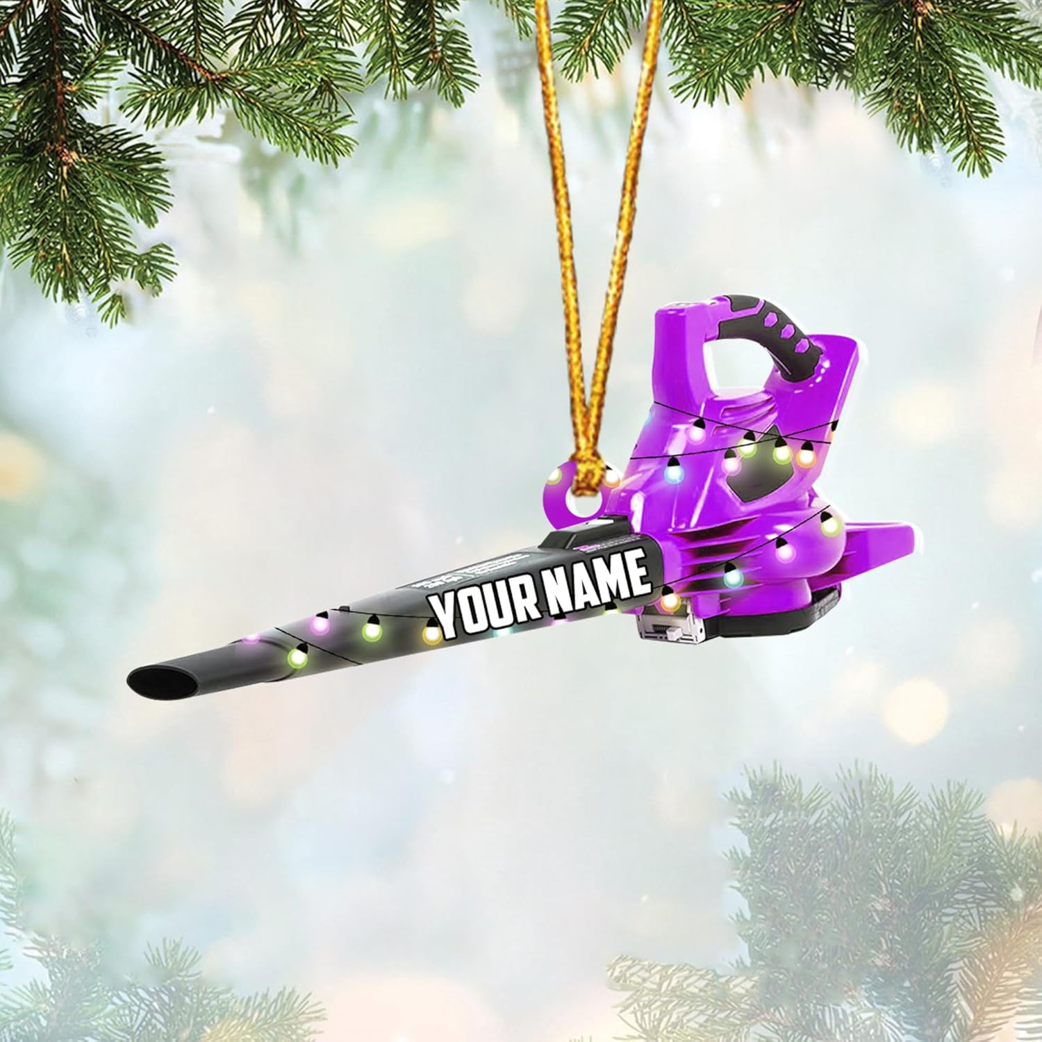 Personalized Leaf Blower Ornament 2024 Leaf Blower Christmas Ornament, Leaf Blowers Ornament Christmas, 2024 Leaf Blowers Ornament for Christmas Tree Decor Hanging Leaf Blowers Gift Xmas (LB3)