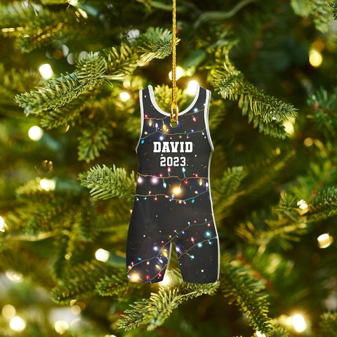 Personalized Wrestling Ornaments, Wrestling Christmas Ornament 2024, Boys Girls Wrestling Gifts Wrestler Christmas Ornaments, Wrestling Coach Gift for Wrestling Player Wrestling Helmet Ornament (W11)