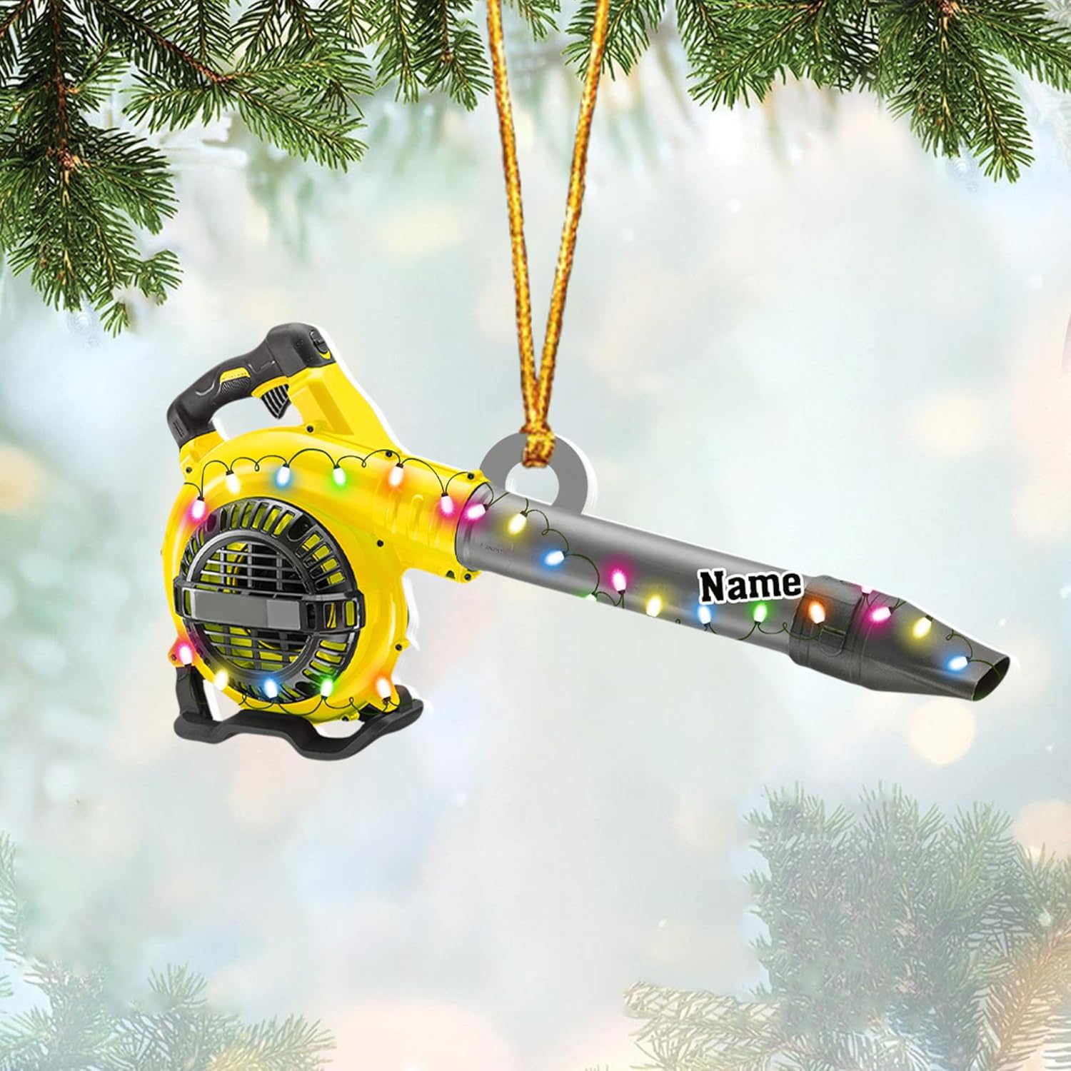 Personalized Leaf Blower Ornament 2024 Leaf Blower Christmas Ornament, Leaf Blowers Ornament Christmas, 2024 Leaf Blowers Ornament for Christmas Tree Decor Hanging Leaf Blowers Gift Xmas (LB12)