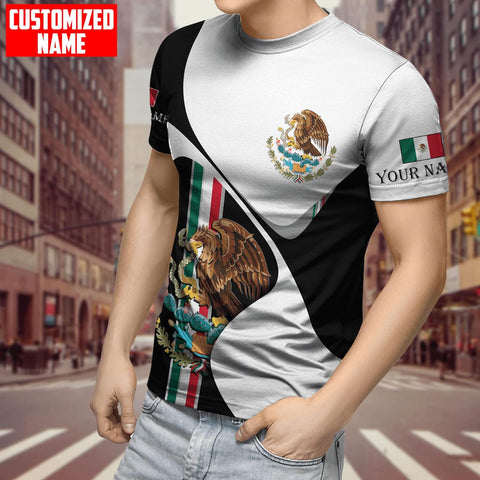 Personalized Name Mexico Unisex Hoodie, T Shirt, Zip Up Hoodie, Sweatshirt for Men Fullsize S-5XL AD1538 Multicolor