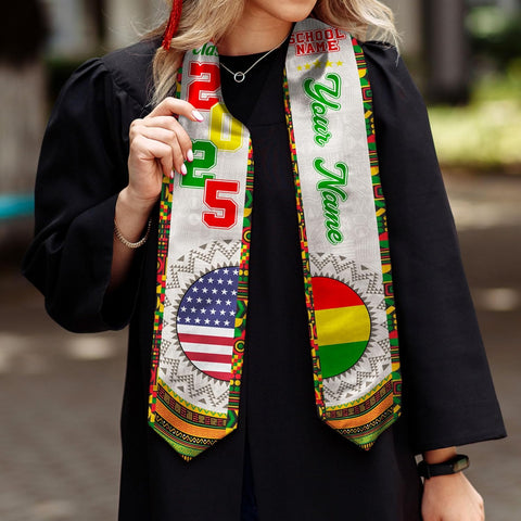 African American Graduation Sash, Graduation Stole Customize, African Graduation Sash, Graduation Stole Class of 2025