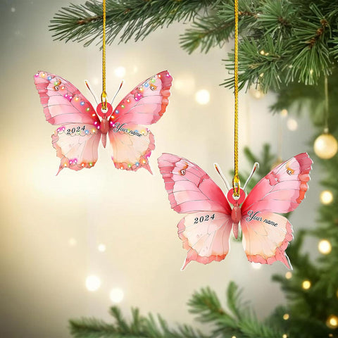 Mostefy Personalized Butterfly Ornament 2024, Butterfly Christmas Ornament Butterfly Ornament Christmas, Balloon Ornaments 2024, Balloon Ornaments Christmas, Hot Air Balloon Ornament (Butterfly 1)