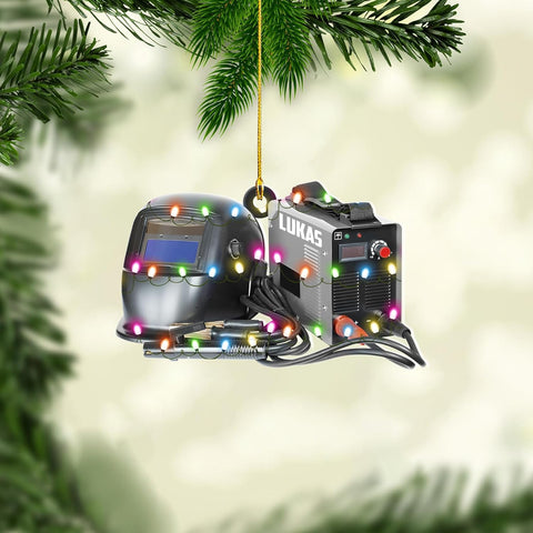 Artparel Personalized Welder Ornaments Custom Name Welder Christmas Ornament Custom Welder Gifts Welder Ornaments for Christmas Tree Welder Christmas Ornament (WD23)