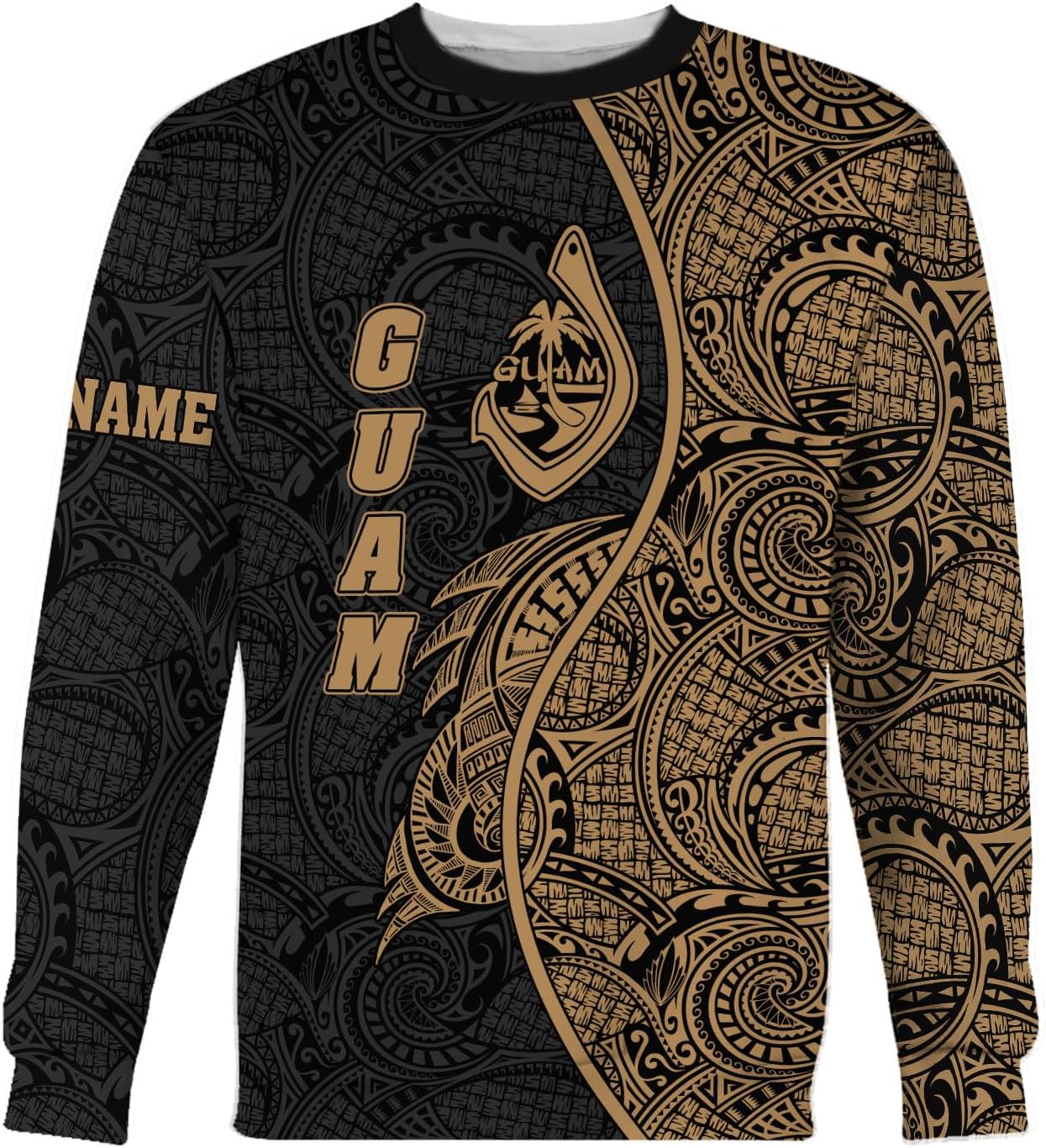 Vybonz Personalized Guam Hoodie - Guahan Pride Zip Hoodie for Men & Women