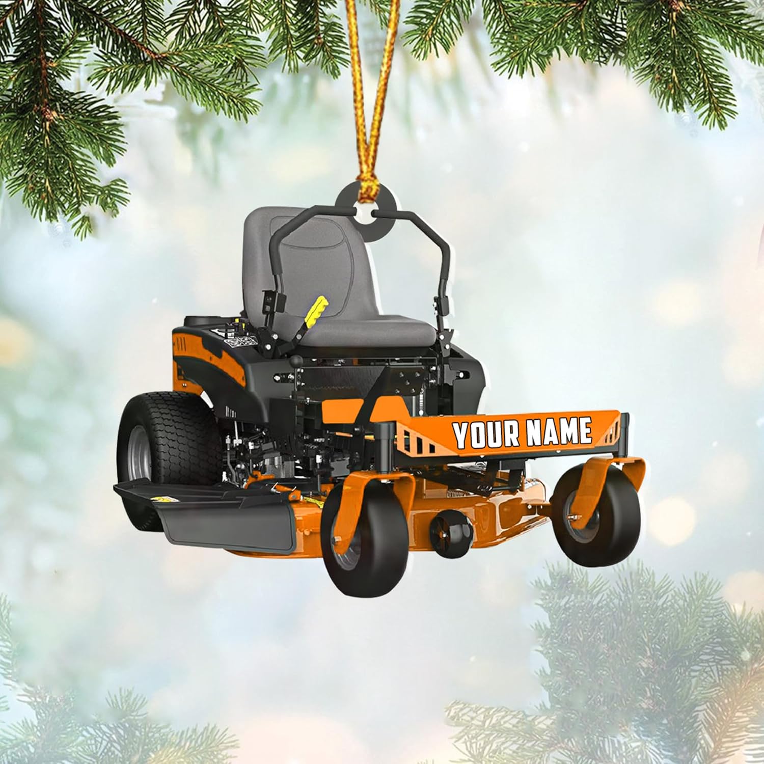 Personalized Lawnmower Ornaments 2024, Landscaper Christmas Ornament Lawnmower Ornament, Lawnmower Christmas Ornament Lawn Mower Ornaments Lawn Mower Riding Ornament Tree Hanging Xmas Gift (LM8)