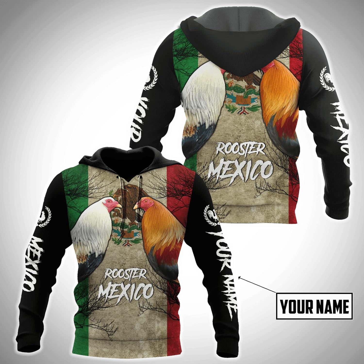 Personalized Rooster 3D gamefowl hoodies for men, mexican hoodie, rottweiler,fighting rooster redbull batalla de los gallos Unisex Hoodie, T Shirt, Zip Up Hoodie, Sweatshirt For Men Women HD612