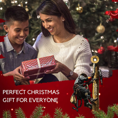 Personalized Lineman Ornaments Lineman Gifts Linemen Ornaments Linemen Gifts Custom Name Lineman Christmas Ornaments Custom Lineman Tool Set Flat Christmas Ornament, Lineman Lover Fan (1, LM5)