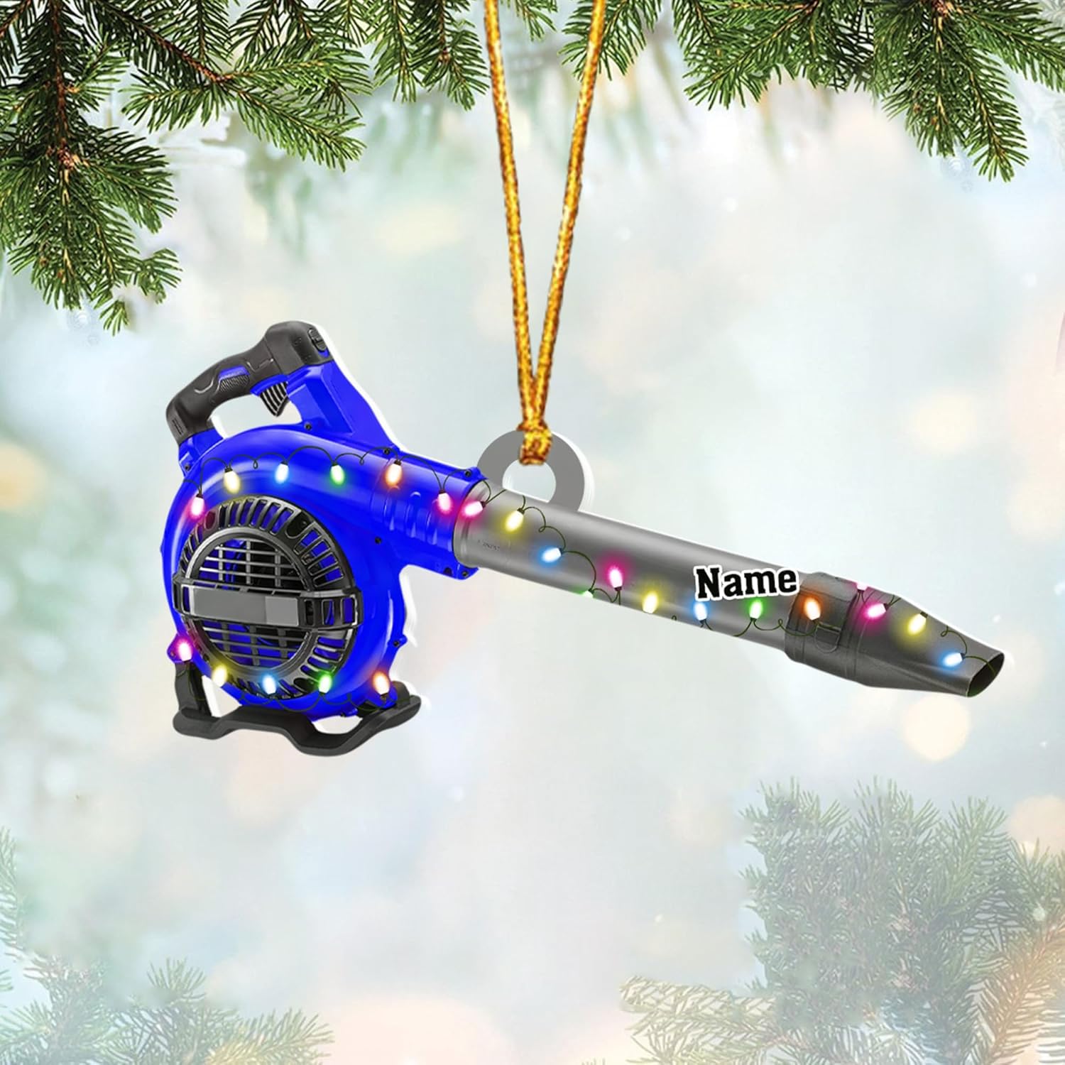 Personalized Leaf Blower Ornament 2024 Leaf Blower Christmas Ornament, Leaf Blowers Ornament Christmas, 2024 Leaf Blowers Ornament for Christmas Tree Decor Hanging Leaf Blowers Gift Xmas (LB12)