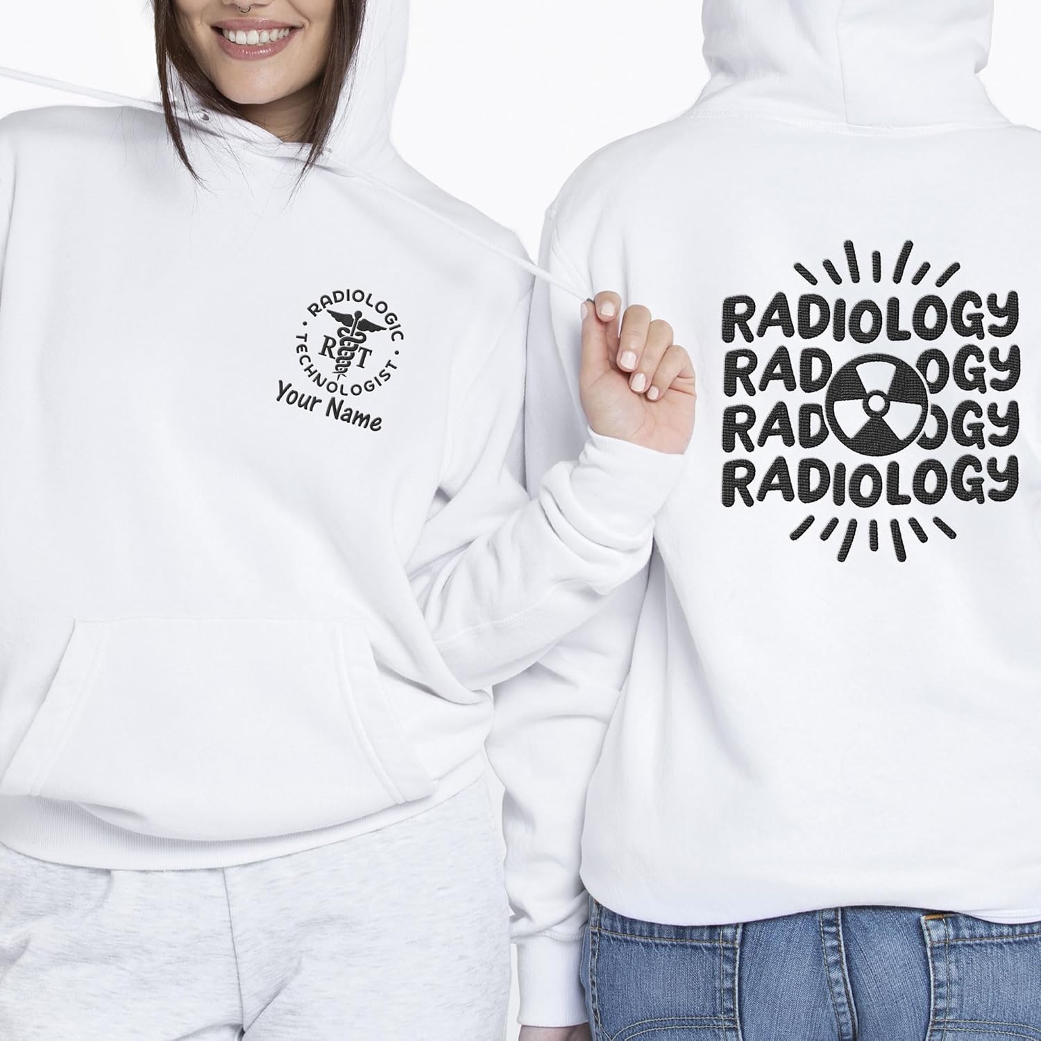 Leeprints Radiology Technician Sweatshirt, Personalized Xray Tech Shirt, Radiologic Technologist Gift, X-Ray Rad Tech Sweater