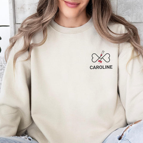 Leeprints Personalized Phlebotomist Embroidered Sweatshirt USA Phlebotomy Nurse Syringe Hospital Hoodie Phlebotomy Tech