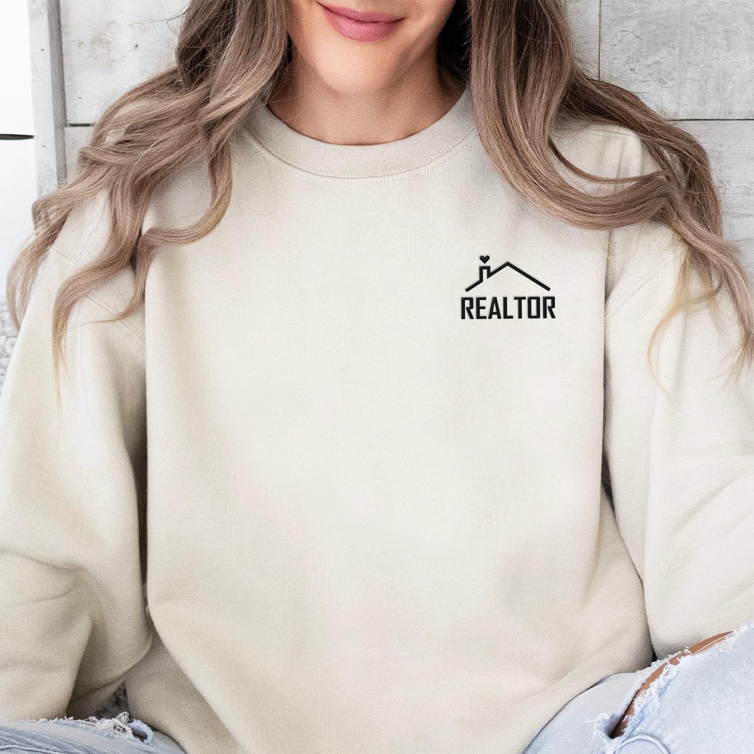 Personalized Embroidered Realtor Sweatshirts T-Shirt, Real Estate Agent Pullover Hoodie, Home Girl Sweater, Gifts For Realtor