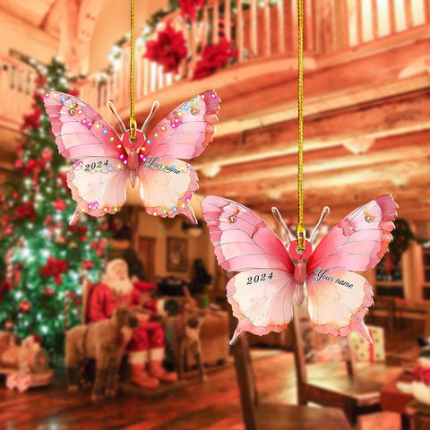 Mostefy Personalized Butterfly Ornament 2024, Butterfly Christmas Ornament Butterfly Ornament Christmas, Balloon Ornaments 2024, Balloon Ornaments Christmas, Hot Air Balloon Ornament (Butterfly 1)