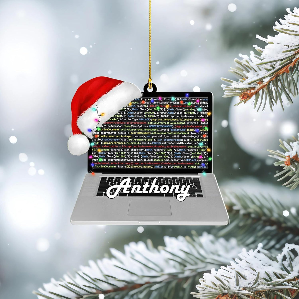 Personalized Computer Ornament, Pc Computer Christmas Ornament Gaming Ornaments Gaming Chair Ornament Headphone Ornament Computer monitor Ornaments Gaming Computer Ornaments Xmas Gifts Boy Girl (PC20)