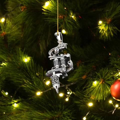Personalized Tattoo Ornament, Tattoo Artist Christmas Ornaments 2024, Christmas Tattoos for Ornaments Gifts for Tattoo Artists Tattoo Machine Tattoo Shop Tattoo Artist Gifts Tree Decor (Tattoo 9)