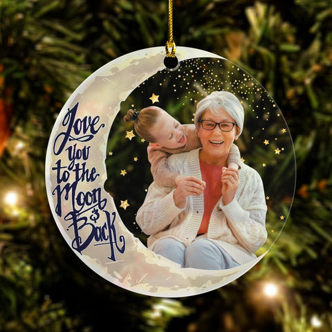 Personalized Grandmother Ornament, Custom Christmas Memorial Gift, Xmas Memory Gift for Christmas Tree 2024, Grandmother Christmas Ornaments Family Ornaments (BFF 28)