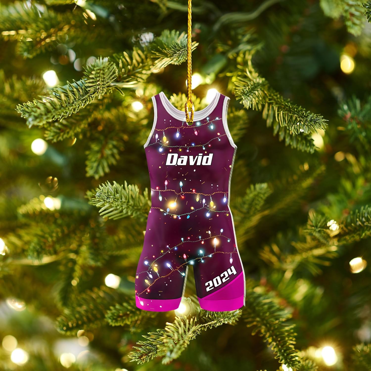 Personalized Wrestling Ornaments, Wrestling Christmas Ornament 2024, Boys Girls Wrestling Gifts Wrestler Christmas Ornaments, Wrestling Coach Gift for Wrestling Player Wrestling Helmet Ornament (W10)