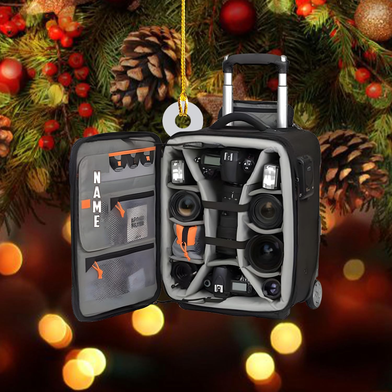 Royal Fight Personalized Camera Ornament Camera Xmas Ornament Gift 2023 Photography Christmas Ornaments ift for New Photographer Ornament Camera Gifts Camera Lover Gifts (Camera 8)