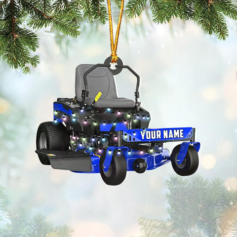 Personalized Lawnmower Ornaments 2024, Landscaper Christmas Ornament Lawnmower Ornament, Lawnmower Christmas Ornament Lawn Mower Ornaments Lawn Mower Riding Ornament Tree Hanging Xmas Gift (LM8)