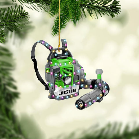 Royal Fight Custom Leaf Blower Christmas Ornament 2024 Leaf Blowers Ornament for Christmas Tree Decor Hanging Leaf Blower Ornament Lover Gift Xmas Leaf Blowers Gift Xmas (OLB20)