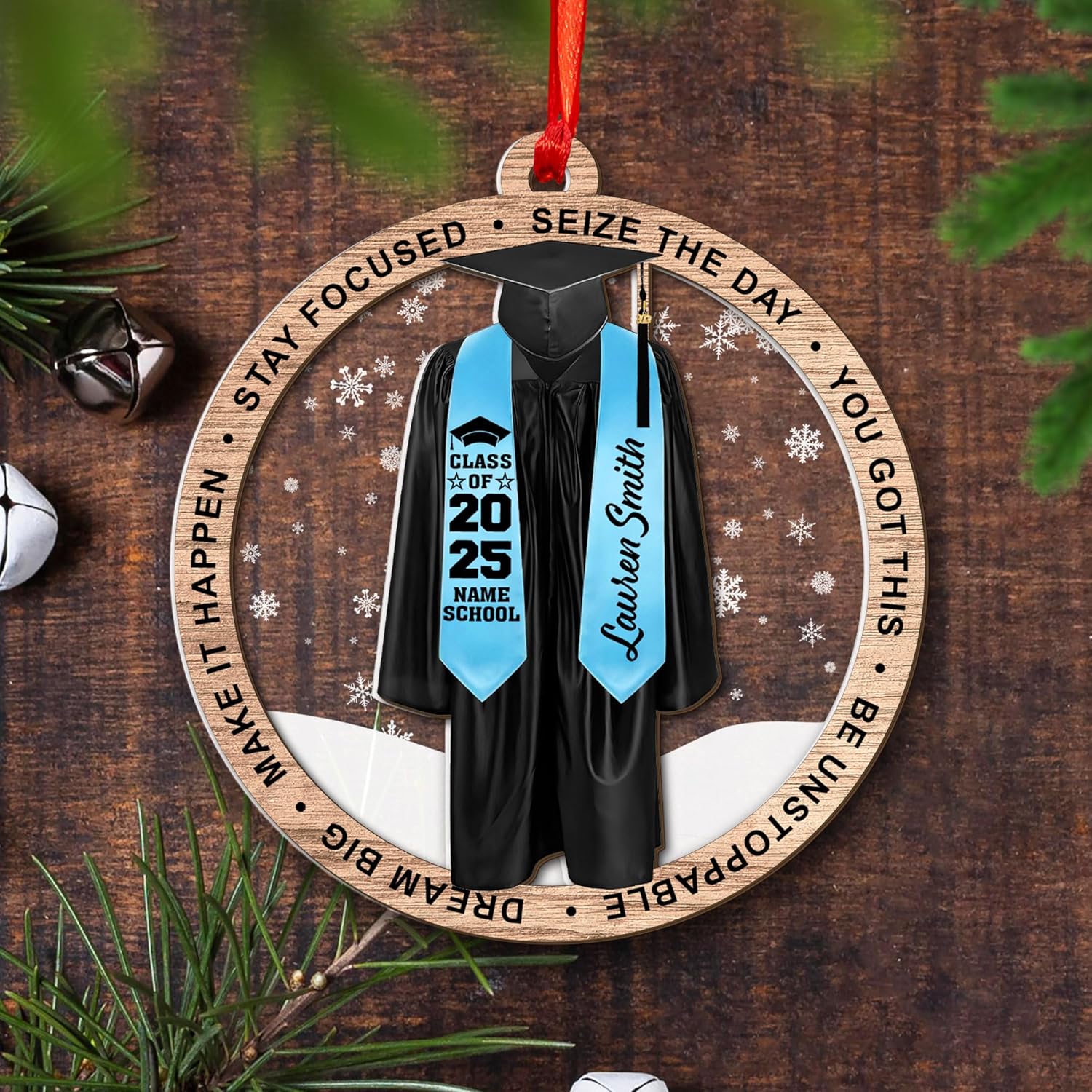 Personalized Graduation Ornaments Class of 2024 Graduation Gown Ornament Gifts Graduation Ornaments Class of 2025 College Graduation Ornaments Class of 2024 Graduate Ornament Tree Hanging Decor (G10)
